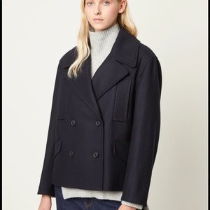 🔥SALE🔥 Double Breasted Navy Peacoat